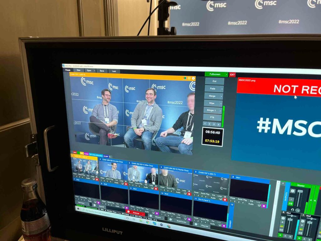 Münchner Sicherheitskonferenz Livestream MSC-Studio
